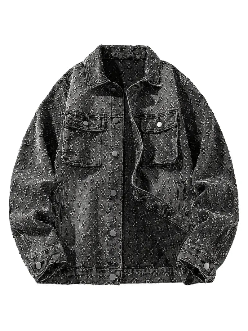 MATEO Distressed Denim Jacket