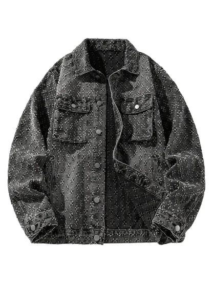 MATEO Distressed Denim Jacket