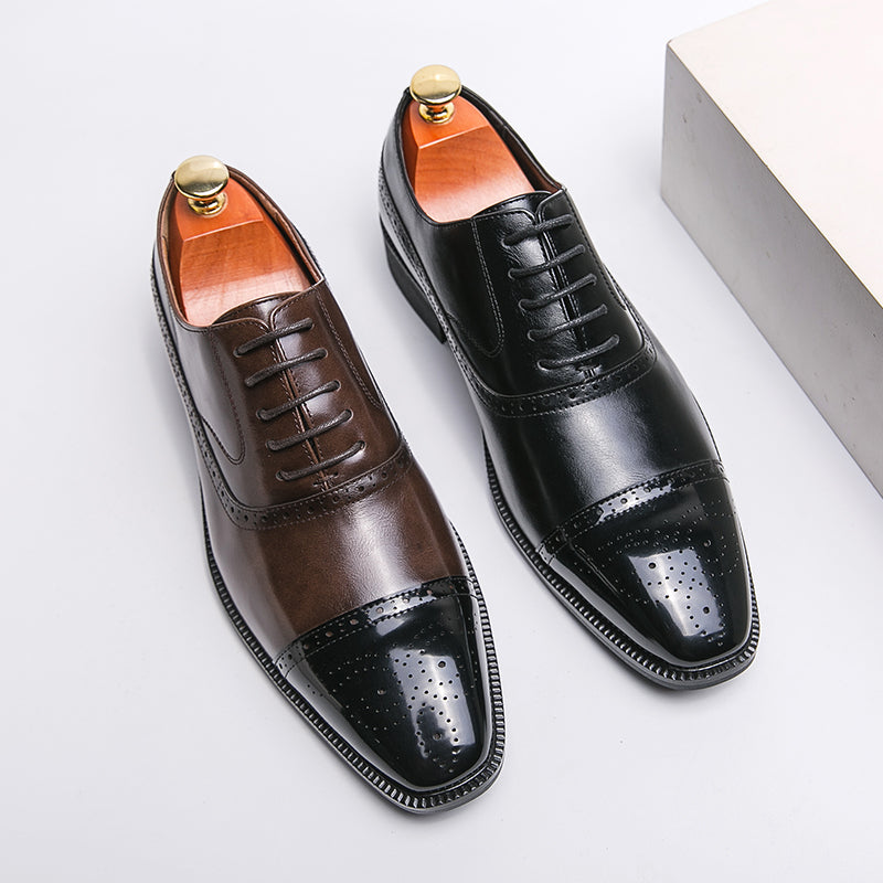 Moretti Genuine Leather Oxfords