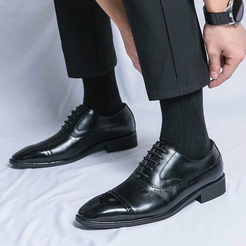 Moretti Genuine Leather Oxfords