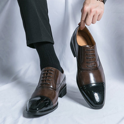 Moretti Genuine Leather Oxfords