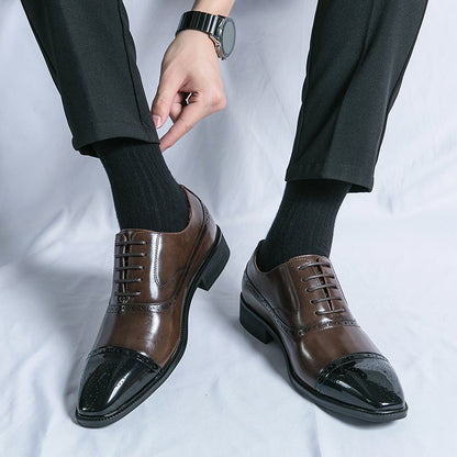 Moretti Genuine Leather Oxfords
