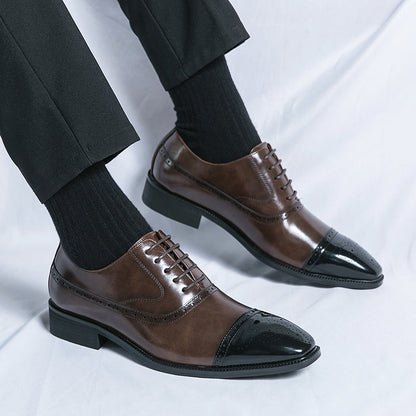 Moretti Genuine Leather Oxfords
