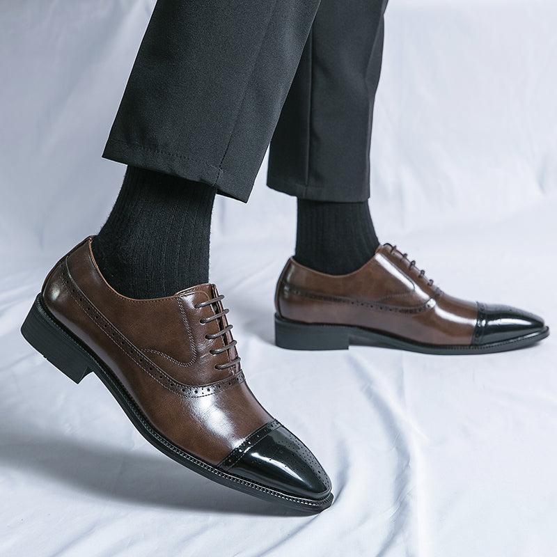 Moretti Genuine Leather Oxfords