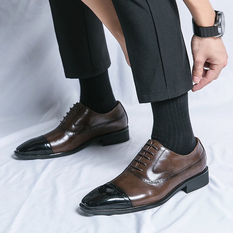 Moretti Genuine Leather Oxfords
