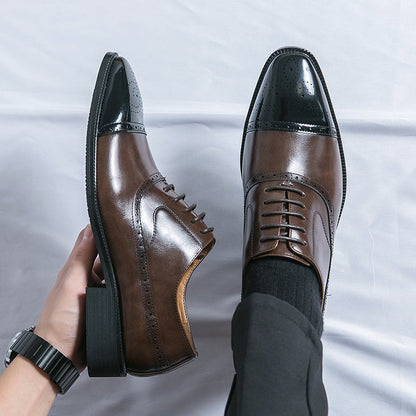 Moretti Genuine Leather Oxfords