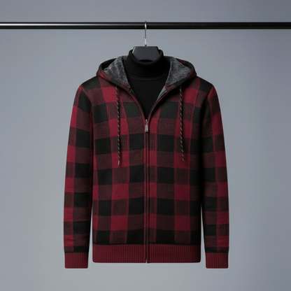 DENILSON Plaid Hoodie