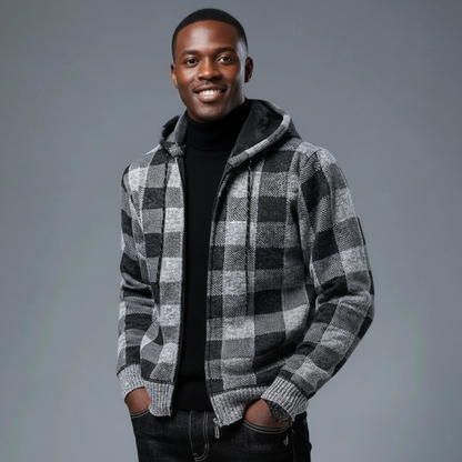 DENILSON Plaid Hoodie