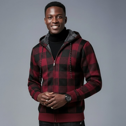 DENILSON Plaid Hoodie