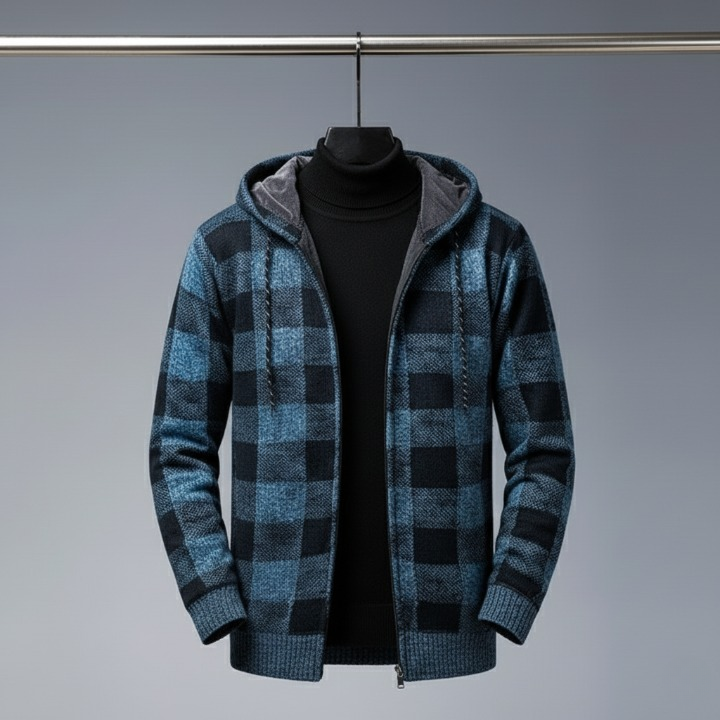 DENILSON Plaid Hoodie