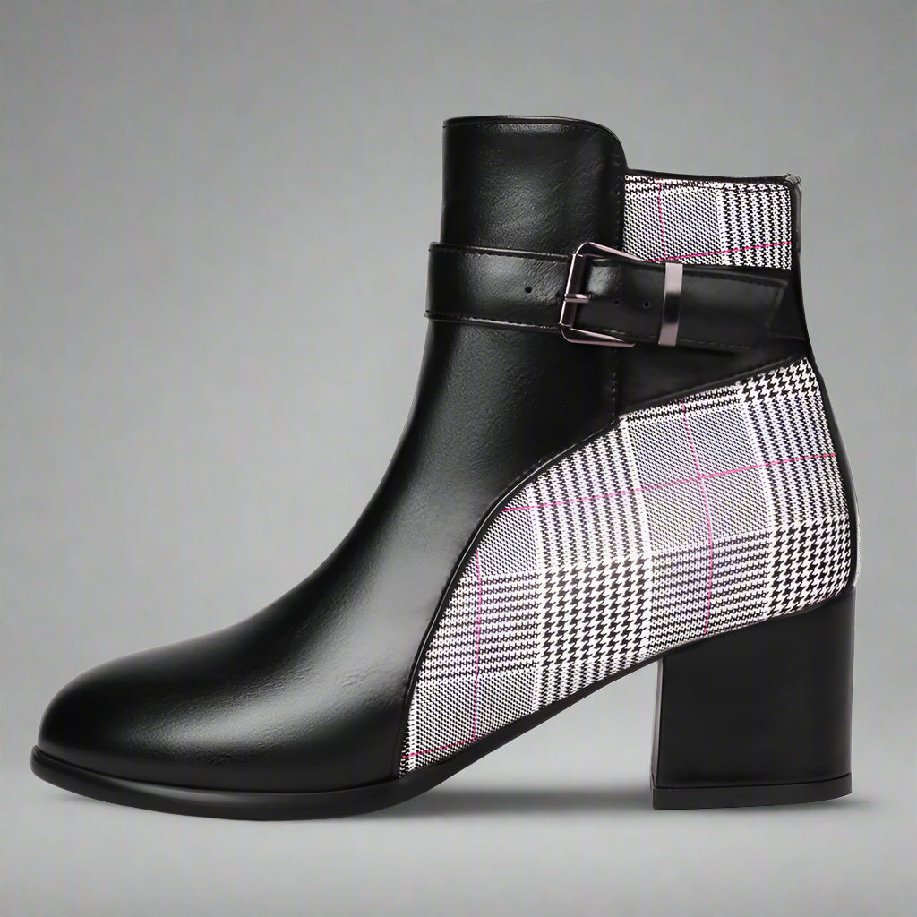 Avelina Plaid Boots