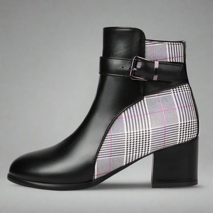 Avelina Plaid Boots