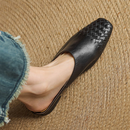 CLARA Genuine Leather Mules