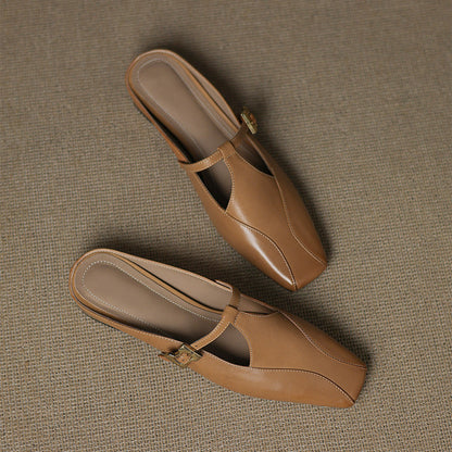 Kevana Genuine Leather Mules