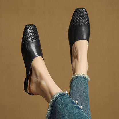 CLARA Genuine Leather Mules