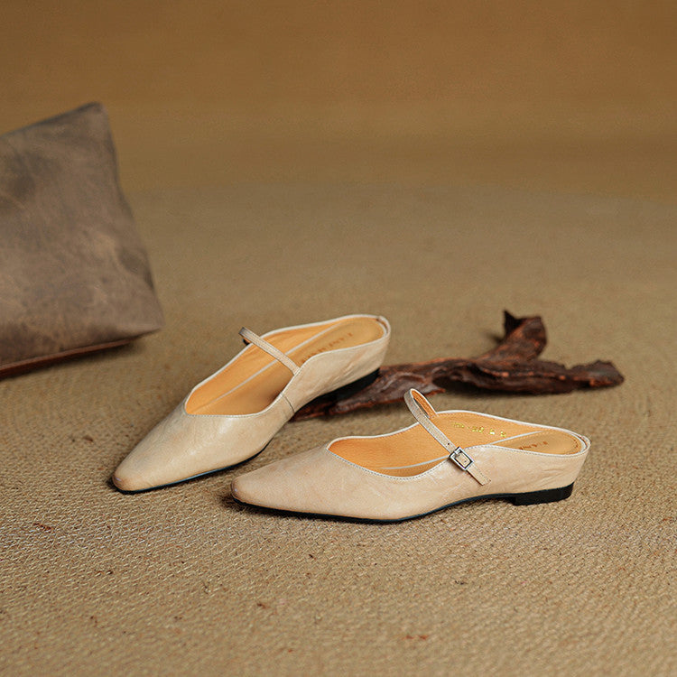 Anatalia Genuine Leather Mules