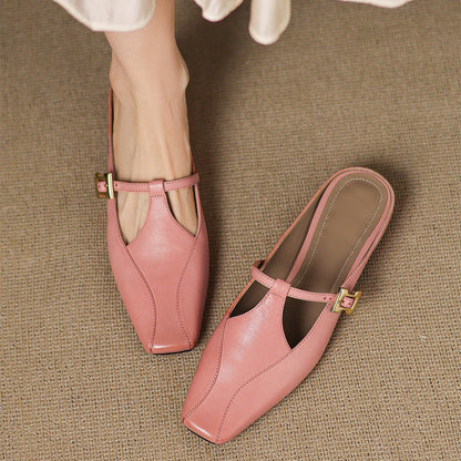 Kevana Genuine Leather Mules