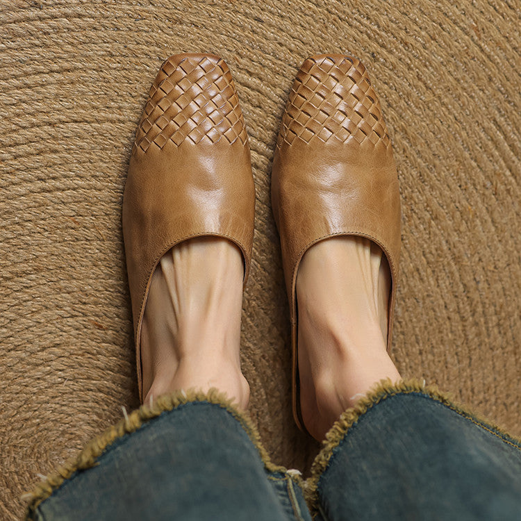 CLARA Genuine Leather Mules