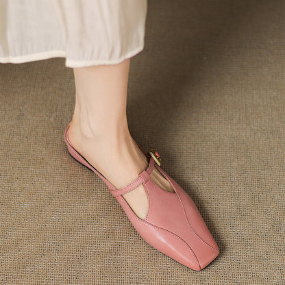 Kevana Genuine Leather Mules