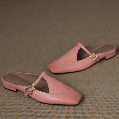 Kevana Genuine Leather Mules