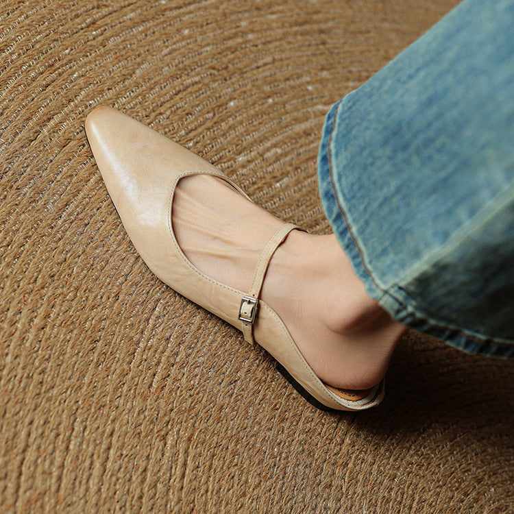 Anatalia Genuine Leather Mules