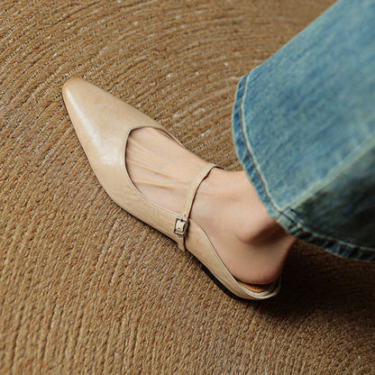 Anatalia Genuine Leather Mules