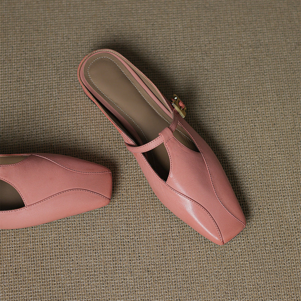 Kevana Genuine Leather Mules