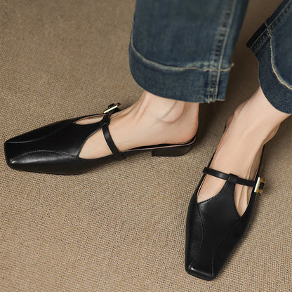 Kevana Genuine Leather Mules