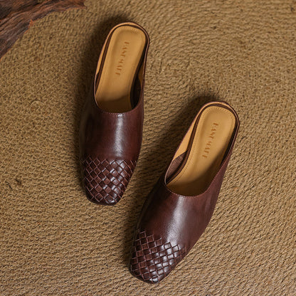 CLARA Genuine Leather Mules