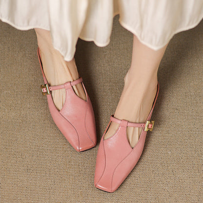 Kevana Genuine Leather Mules