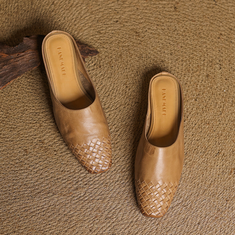 CLARA Genuine Leather Mules