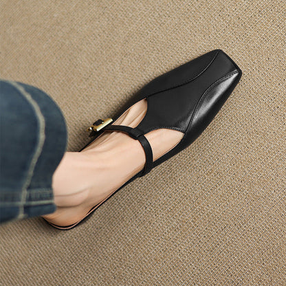 Kevana Genuine Leather Mules