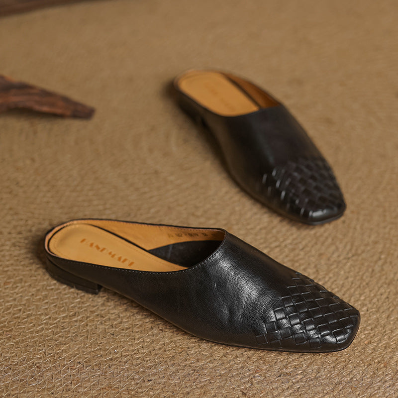 CLARA Genuine Leather Mules