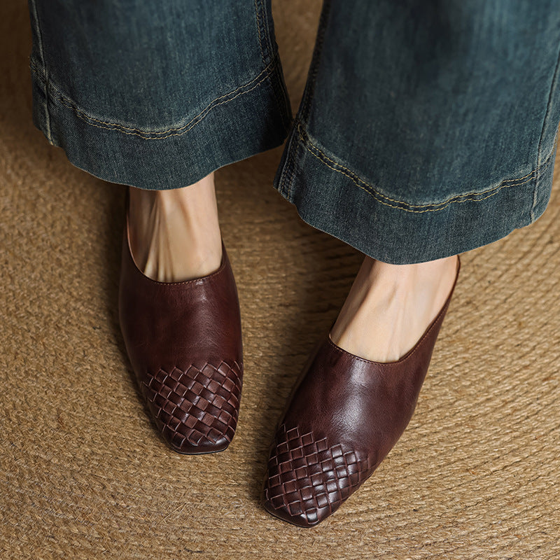 CLARA Genuine Leather Mules