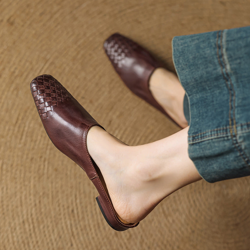 CLARA Genuine Leather Mules