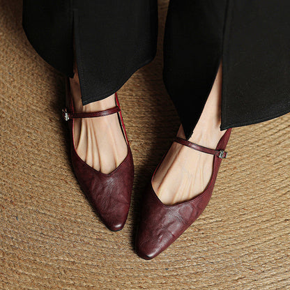 Anatalia Genuine Leather Mules