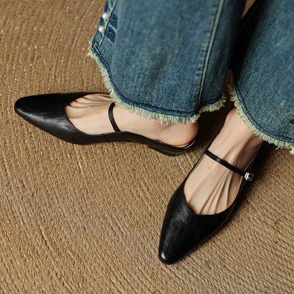 Anatalia Genuine Leather Mules