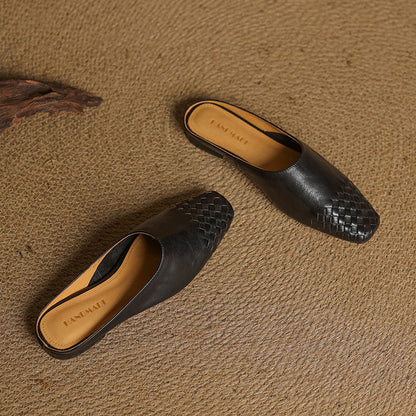 CLARA Genuine Leather Mules