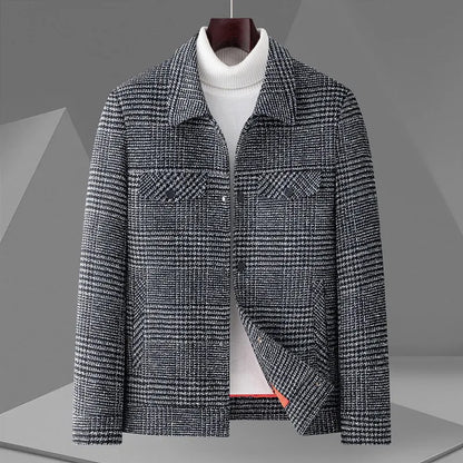 DiNatale Plaid Short Coat