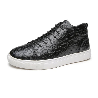 DiNatale Croc-Embossed Sneakers