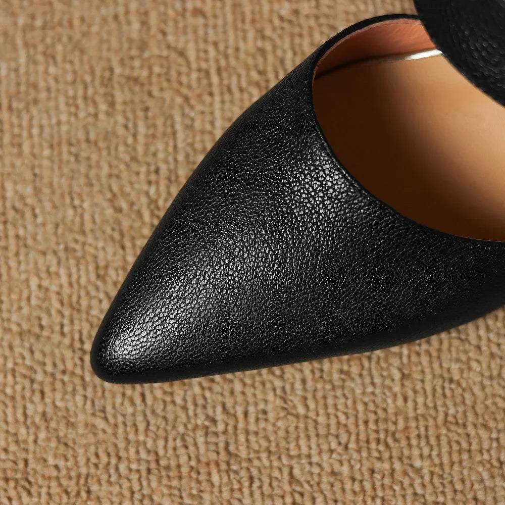 Nefertia Genuine Leather Heels