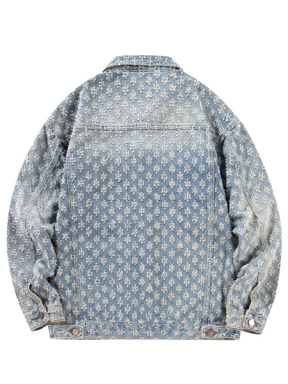 MATEO Distressed Denim Jacket