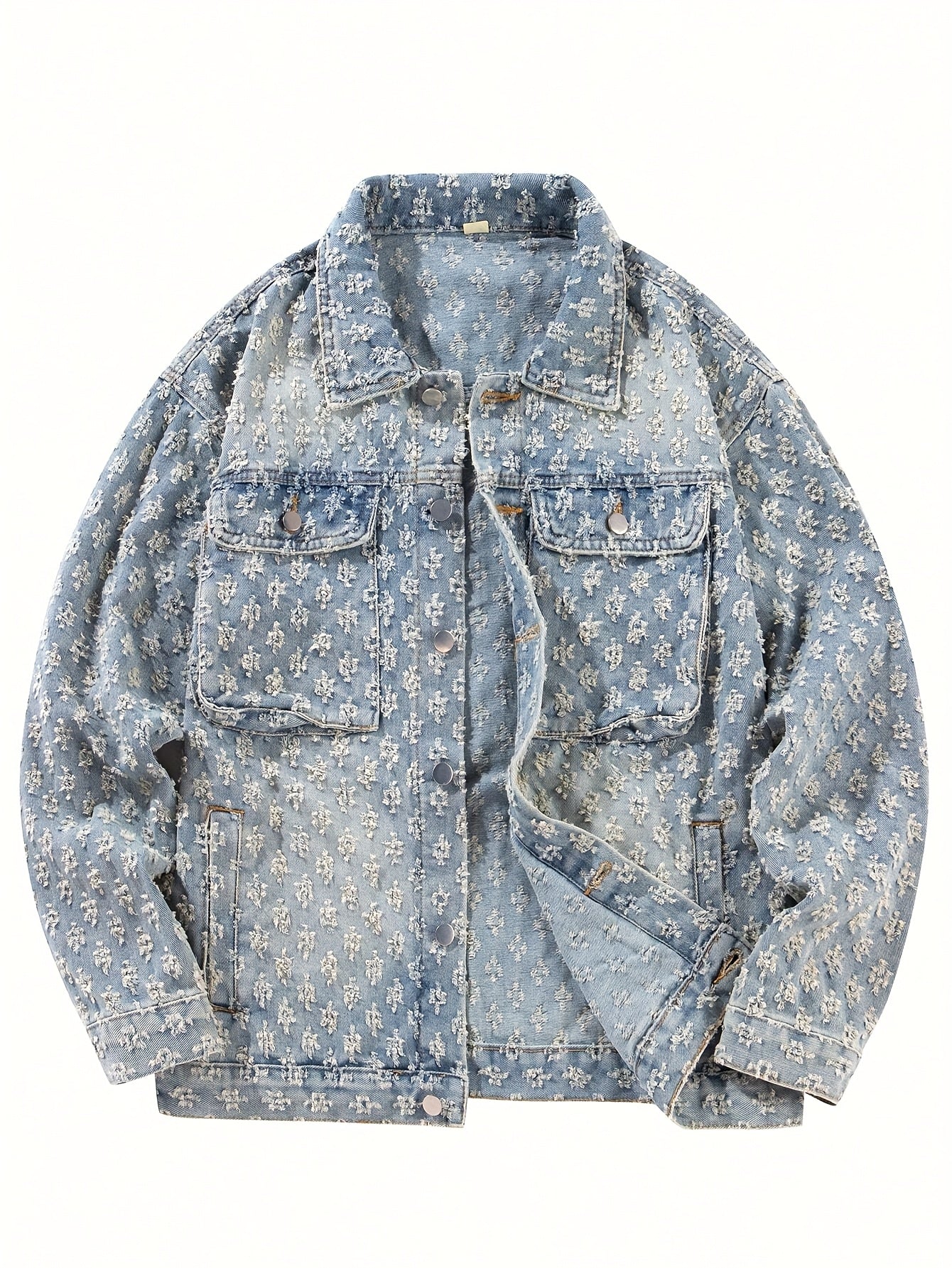 MATEO Distressed Denim Jacket