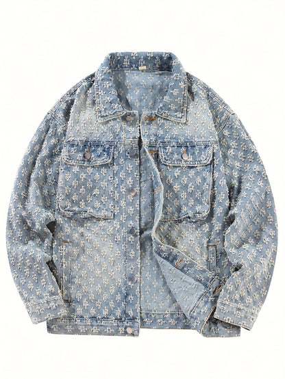 MATEO Distressed Denim Jacket