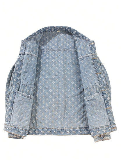 MATEO Distressed Denim Jacket